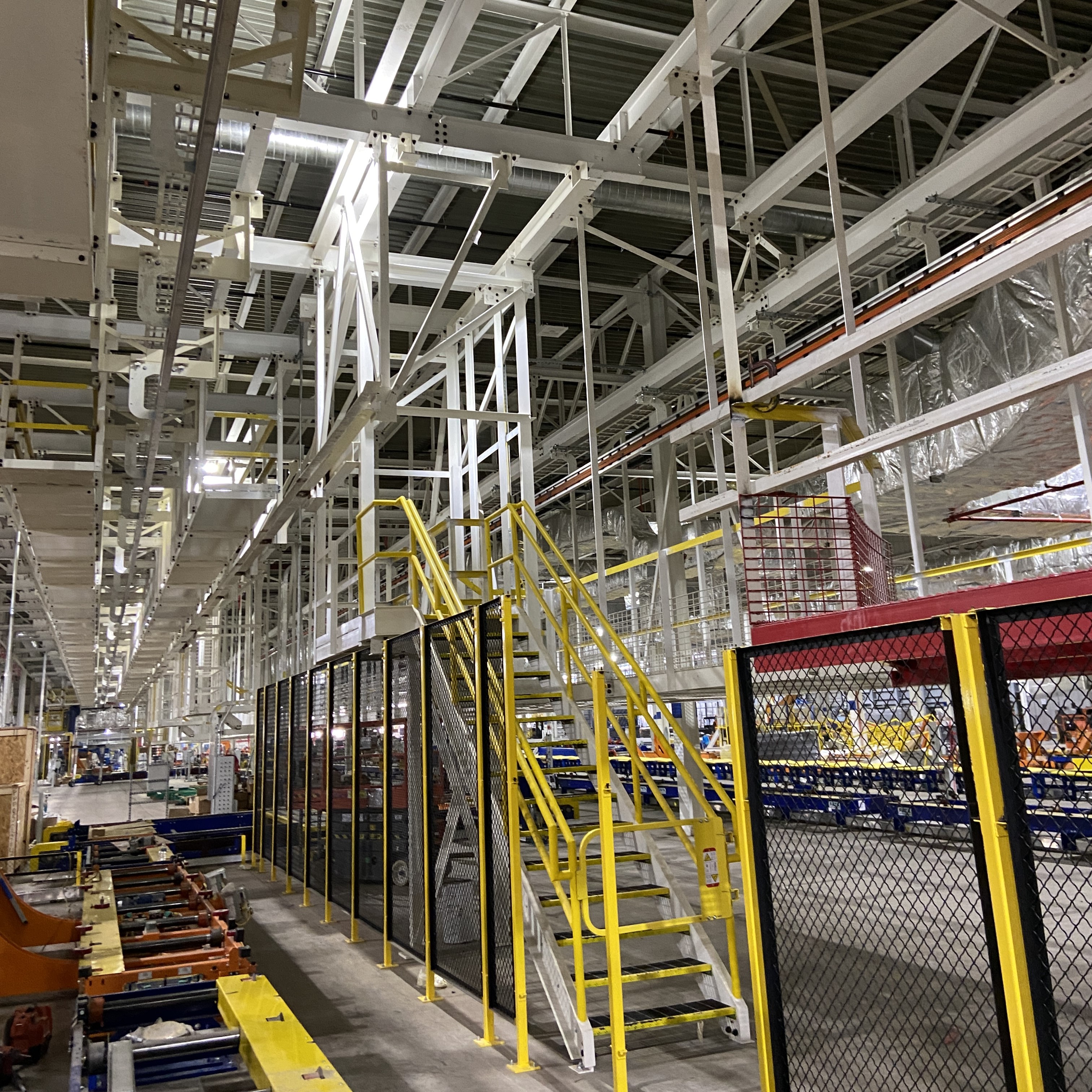 Paint Shop Conveyor Support Steel