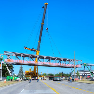 United Wholesale Mortgage Pedestrian Bridge and Offices